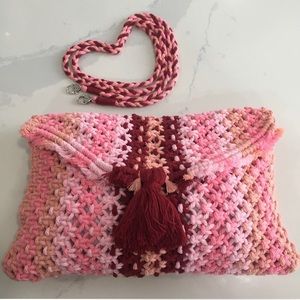 Handmade macrame bag